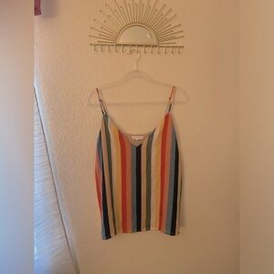 Socialite, colorful tank top, size XL,